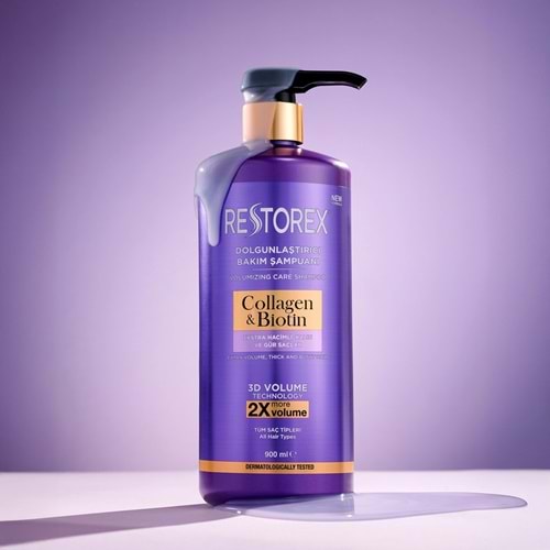 RESTOREX 900ML KOLAJEN BIOTIN ŞAMPUAN