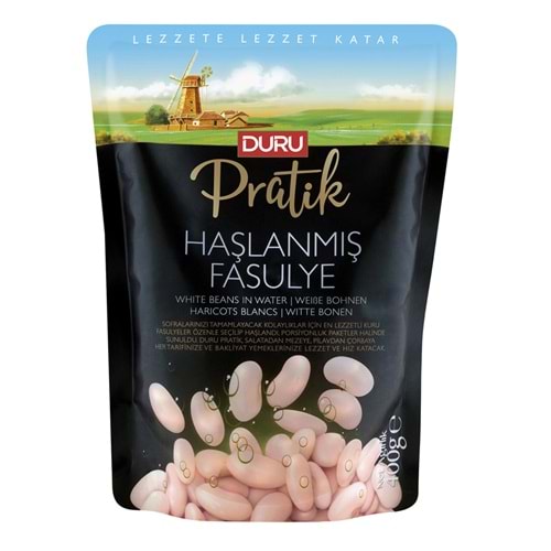 DURU PRATİK HAŞLANMIŞ FASULYE 400GR