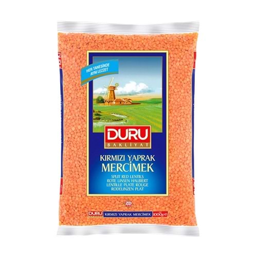 DURU MERCİMEK KIRMIZI YAPRAK 1KG