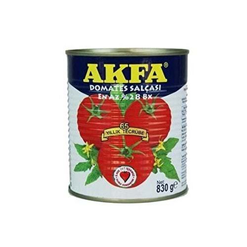 AKFA DOMATES SALÇASI GOLD 830GR TNK