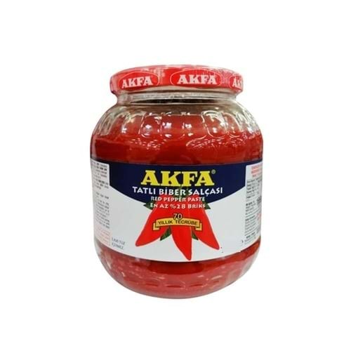 AKFA BİBER SALÇASI NORMAL 1700GR CAM