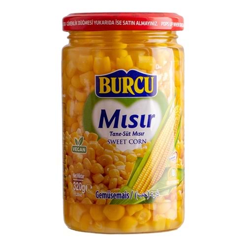 BURCU HAŞLAMA MISIR 320GR CAM