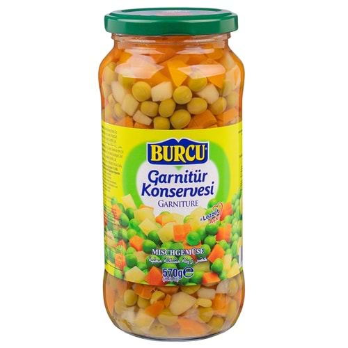 BURCU GARNİTÜR KONSERVE 570GR CAM