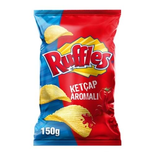 RUFFLES KETÇAP AROMALI CİPS 150GR