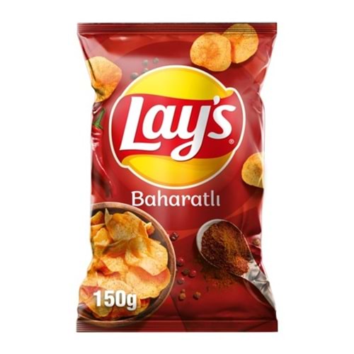LAYS BAHARATLI PATATES CİPSİ 150GR