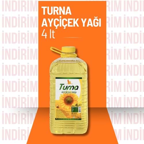 TURNA AYÇİÇEK YAĞI 4L