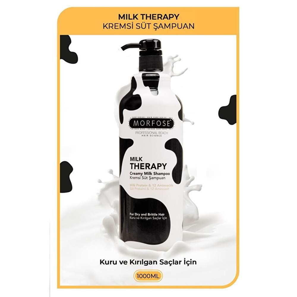 MORFOSE MİLK TERAPİ ŞAMPUAN 1000ML