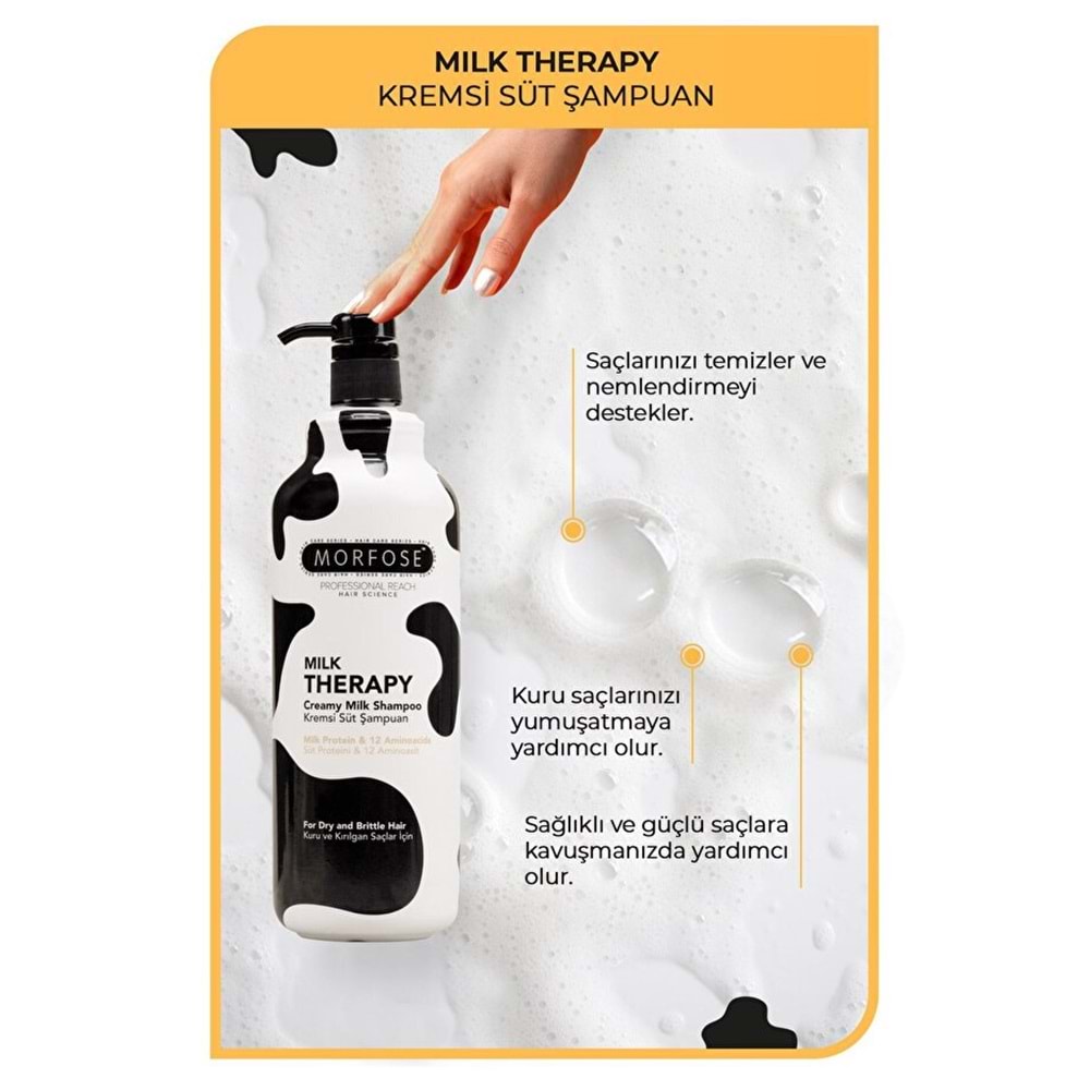 MORFOSE MİLK TERAPİ ŞAMPUAN 1000ML