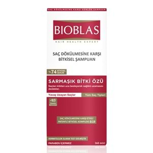 BIOBLAS SAĞLIK UZMANI ŞAMPUAN 360ML