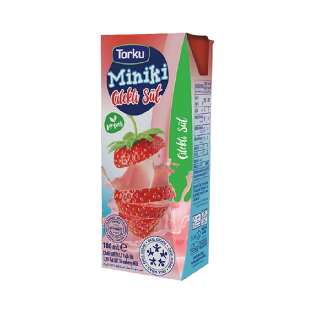 MİNİKİ ÇİLEKLİ SÜT 180ML