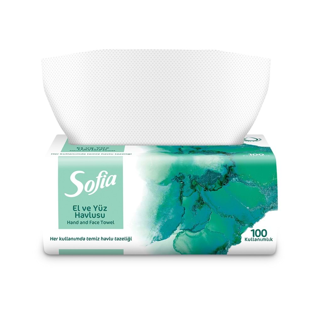 SOFİA EL YÜZ HAVLUSU 100LÜ
