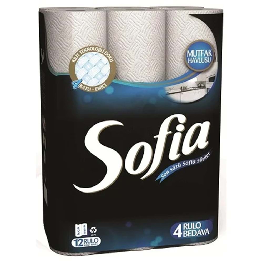 SOFİA KAĞIT HAVLU 12Lİ