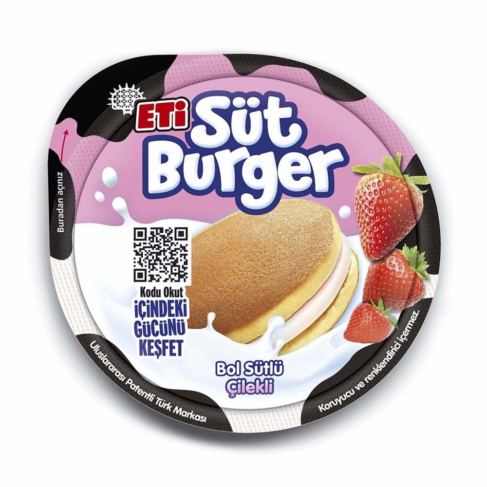 SÜT BURGER ÇİLEKLİ 35G
