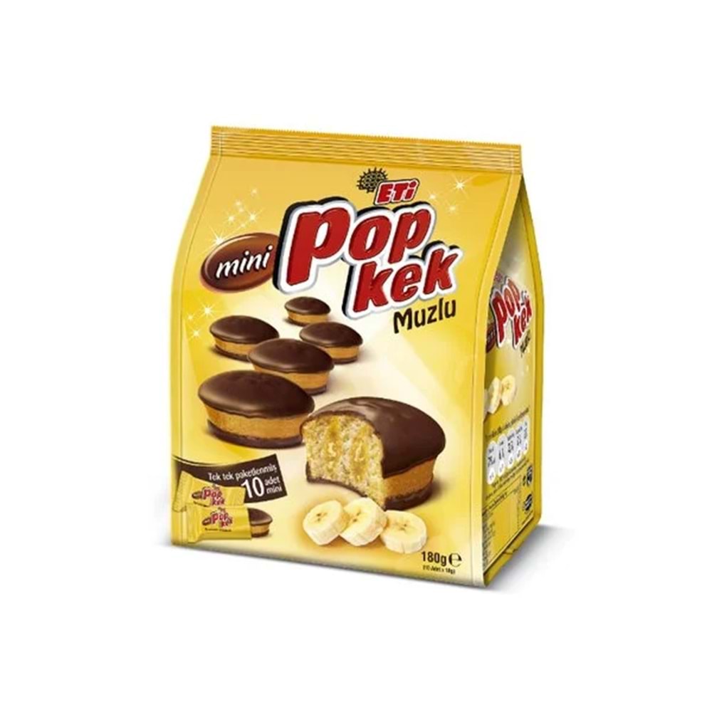 POPKEK MİNİ MUZ KEK 180GR