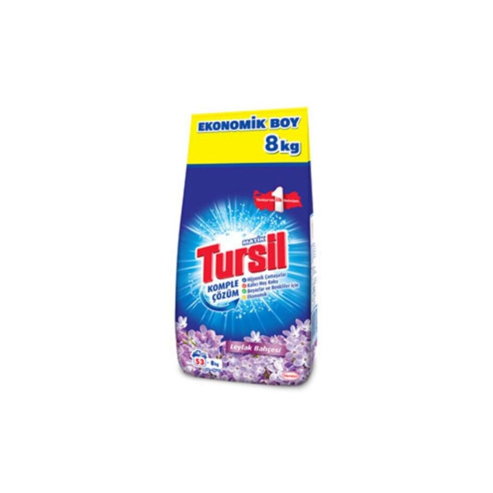 TURSİL BEYAZLAR VE RENKLİLER 8KG LEYLAK BAHÇESİ