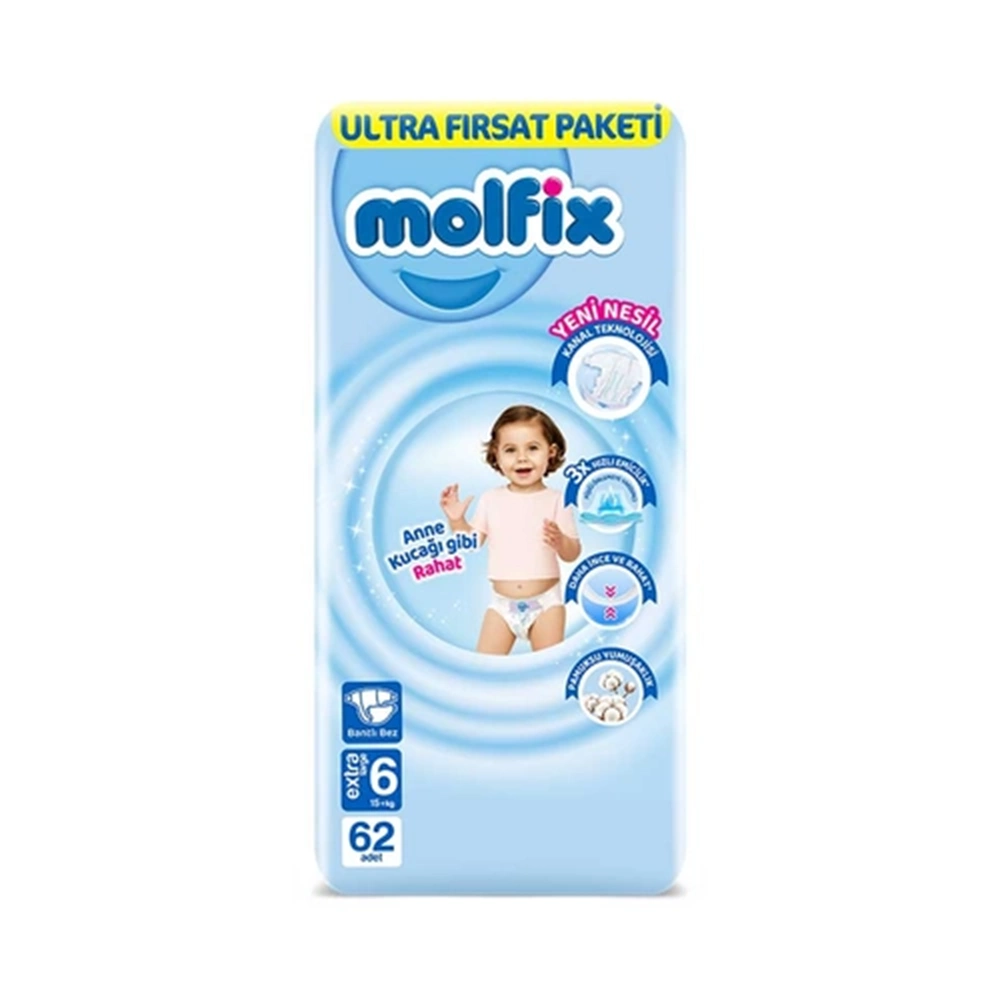MOLFIX 3D EXTRA LARGE 6 NUMARA 62 Lİ