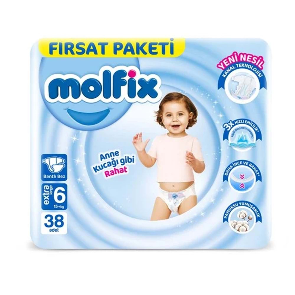 MOLFİX EXTRA LARGE NO:6 38 ADET
