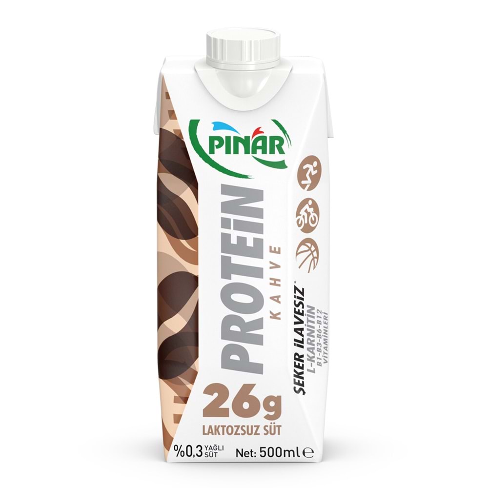 PINAR SÜT PROTEİN KAHVELİ 500ML