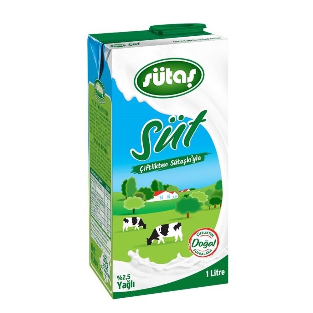 SÜTAŞ SÜT %2.5 YAĞLI 1LT