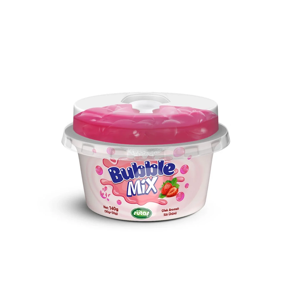 SÜTAŞ BUBBLE MİX ÇİLEKLİ 140GR