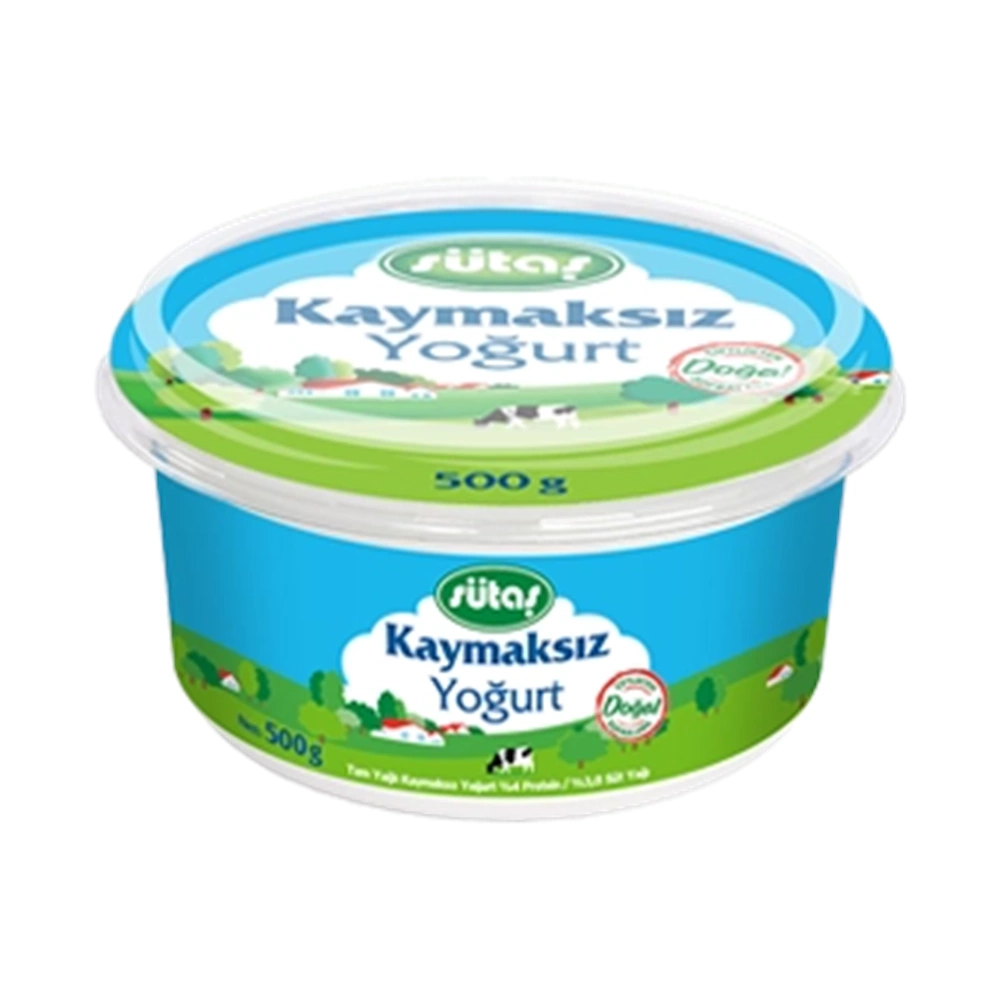 SÜTAŞ KAYMAKSIZ YOĞURT 500GR