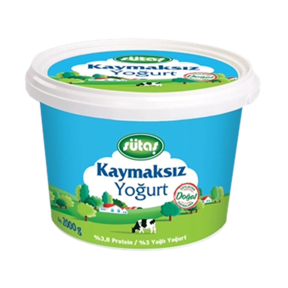 SÜTAŞ KAYMAKSIZ YOĞURT 2KG