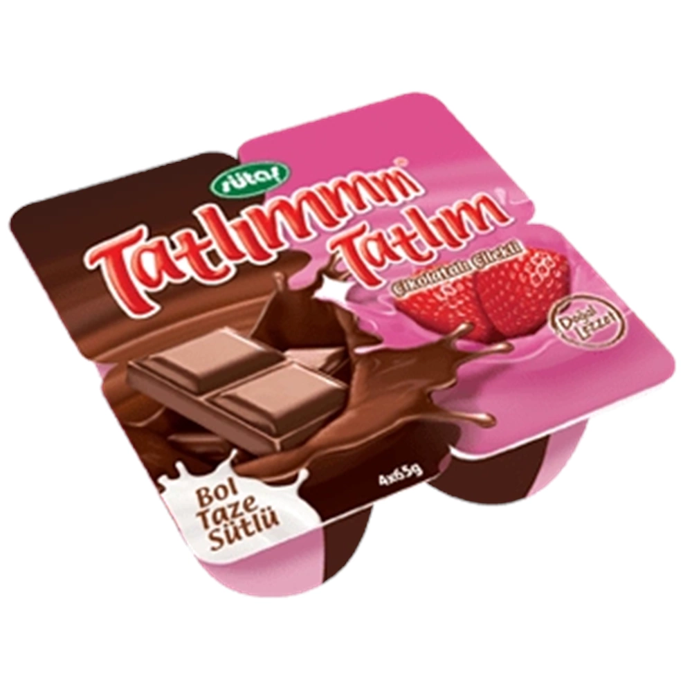 SÜTAŞ TATLIM ÇİLEKLİ 4x65GR