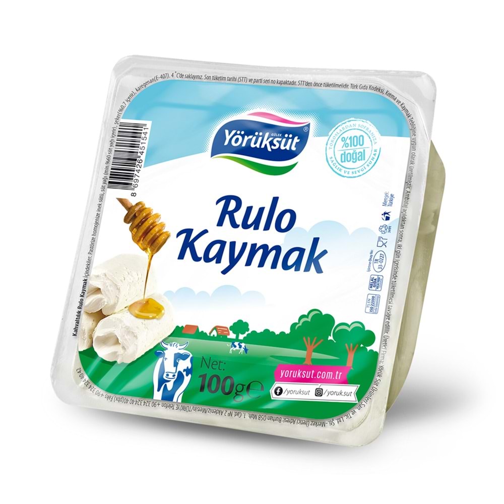 YÖRÜK RULO KAYMAK 100GR