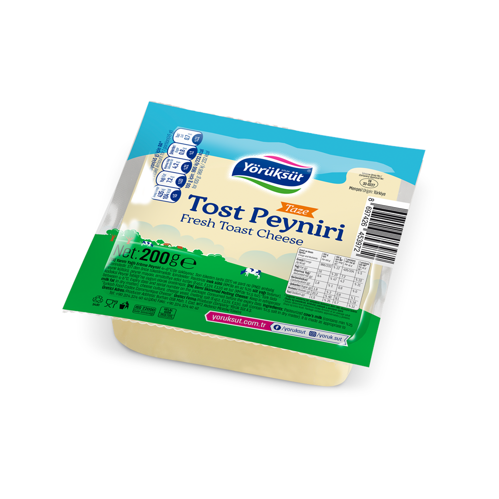 YÖRÜK TOST PEYNİRİ 200GR