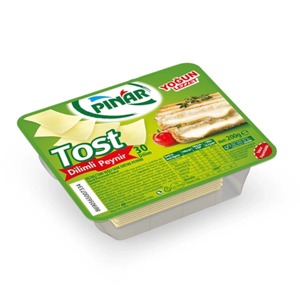 PINAR DİLİMLİ TOST PEYNİRİ 200GR