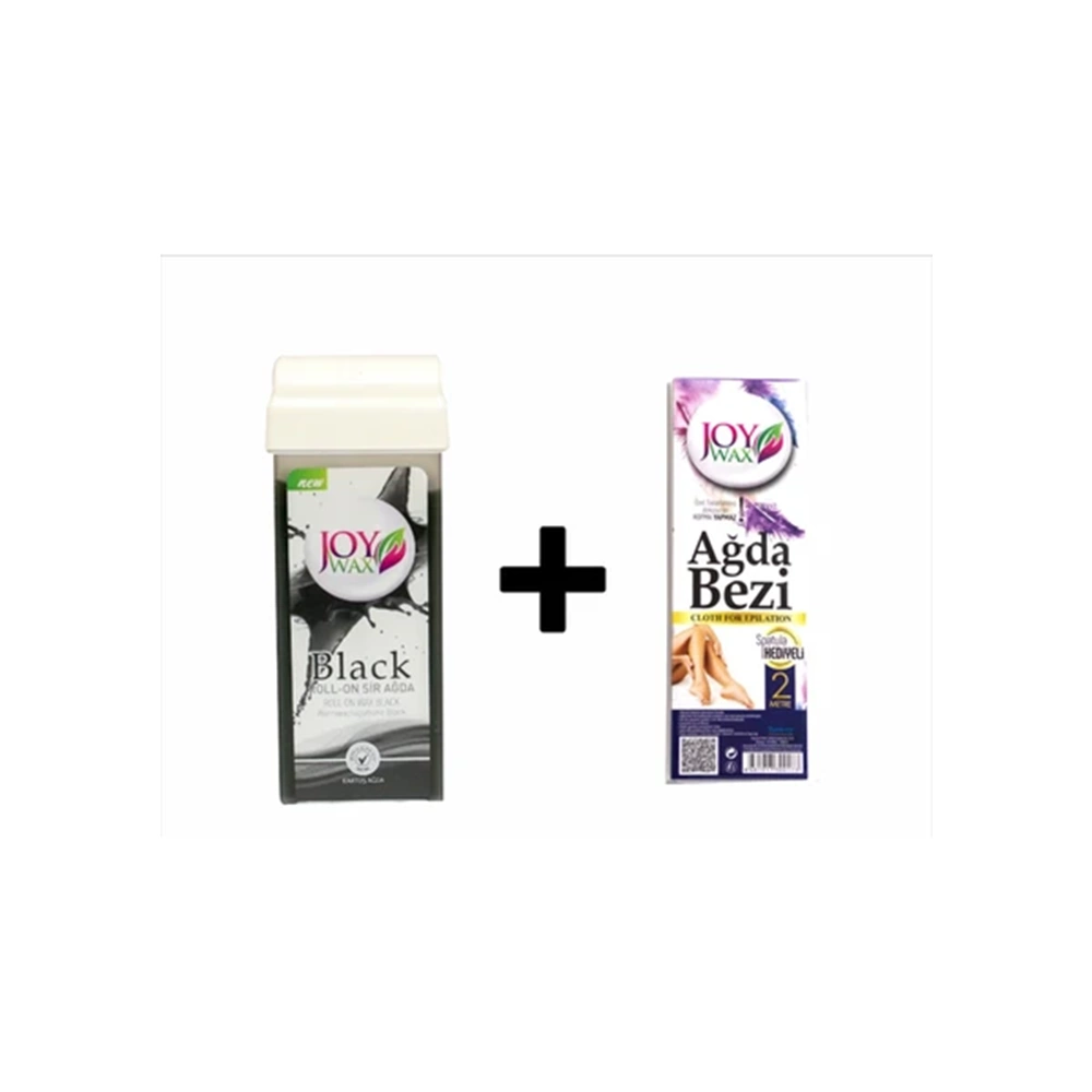 JOY WAX KARTUŞ AĞDA BLACK 100GR + 2MT BEZ