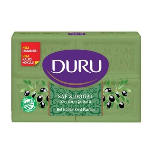 DURU SAF DOĞAL 600GR ZEYTİN YAĞLI 4LÜ