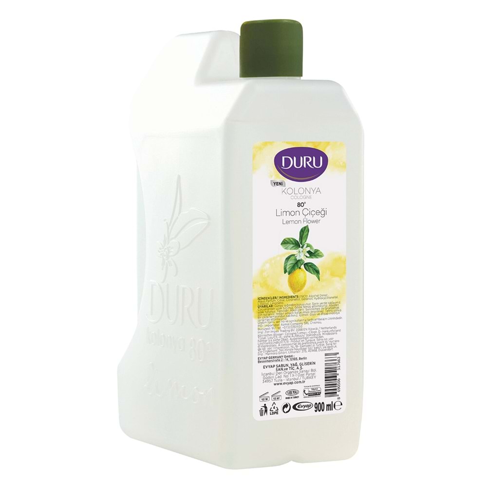 DURU LİMON KOLONYASI 900ML