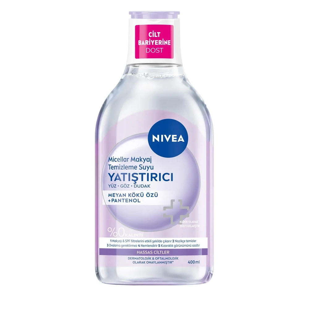 NIVEA MAKYAJ TEMİZLEME SUYU 400ML HASSAS CİLT