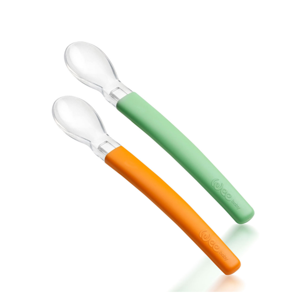 WEE BABY MAMA KAŞIĞI SİLİKON UÇLU 2Lİ