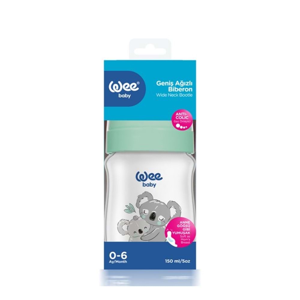 WEE BABY SAFARİ KULPLU PP BİBERON 150ML