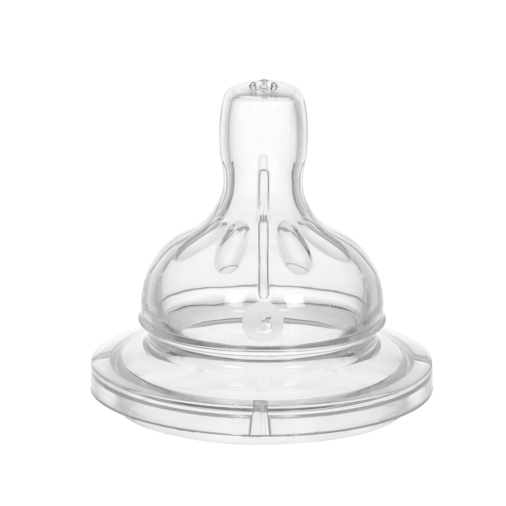 WEE BABY GENİŞ AĞIZLI BİBERON EMZİĞİ YOĞUN AKIŞ NO:3