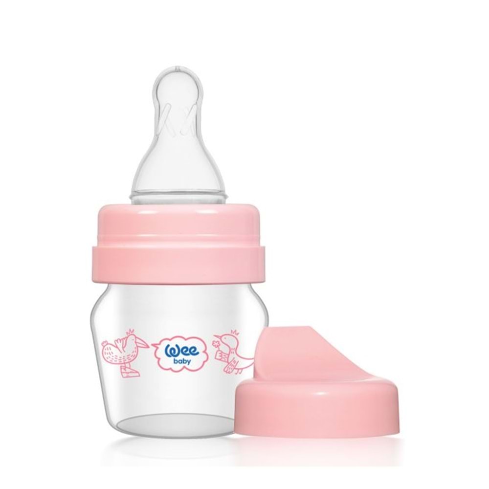 WEE BABY MİNİ CAM ALIŞTIRMA BARDAĞI SETİ 30ML
