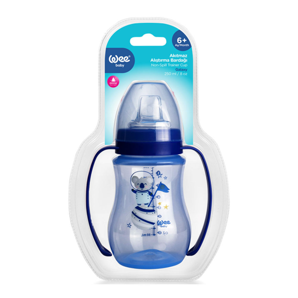 WEE BABY AKITMAZ KULPLU PP ANTİKOLİK BARDAK 250ML