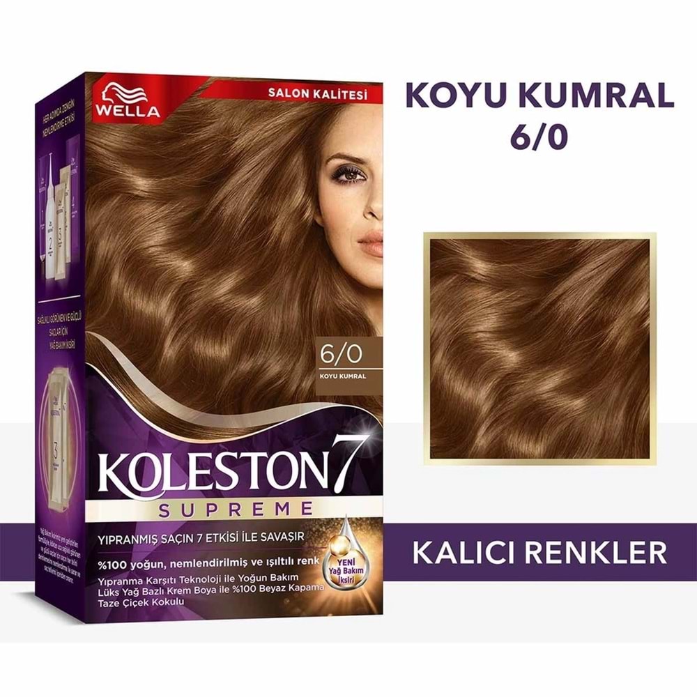 KOLESTON KİT BOYA 6/0 KOYU KUMRAL