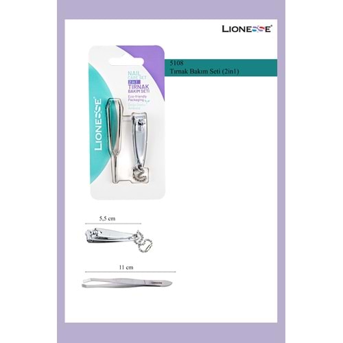 LIONESSE 2Lİ TIRNAK MAKASI SETİ