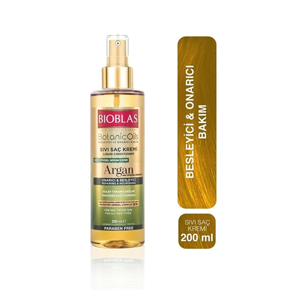 BIOBLAS 200ML ARGAN YAĞLI SIVI SAÇ KREMİ