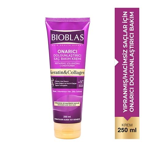 BIOBLAS 250ML KOLAJEN+KERATİN SIVI SAÇ KREMİ