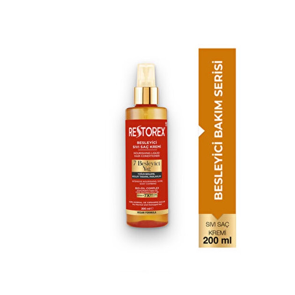 RESTOREX 200ML 7 BESLEYİCİ SIVI SAÇ KREMİ