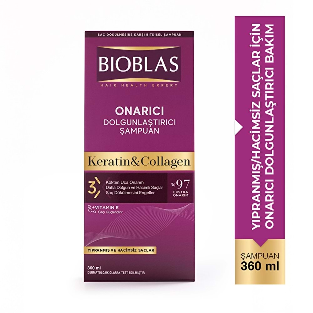 BIOBLAS 360ML KERATİN+KOLAJEN ŞAMPUAN