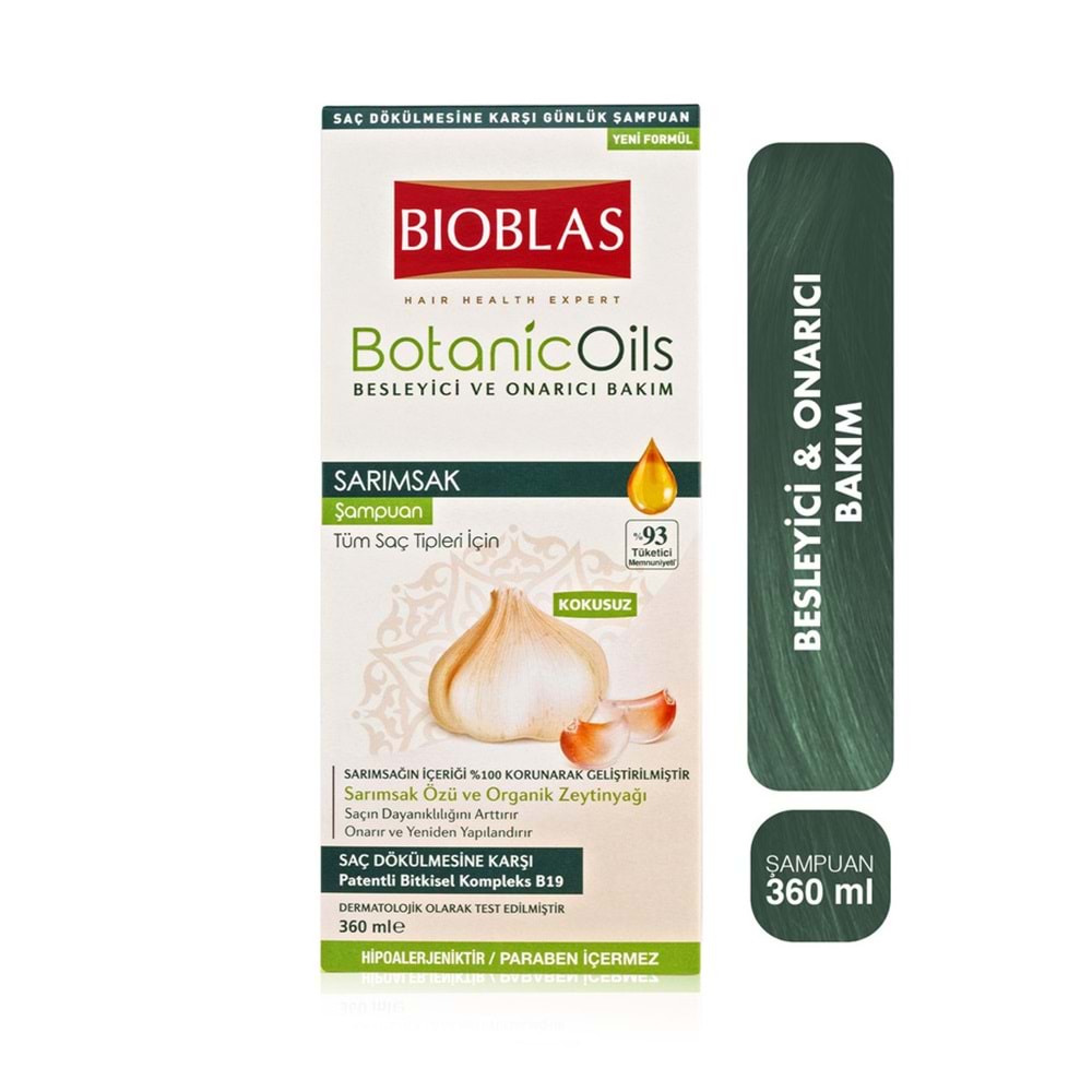 BIOBLAS BO 360 ML SARIMSAK ŞAMPUAN