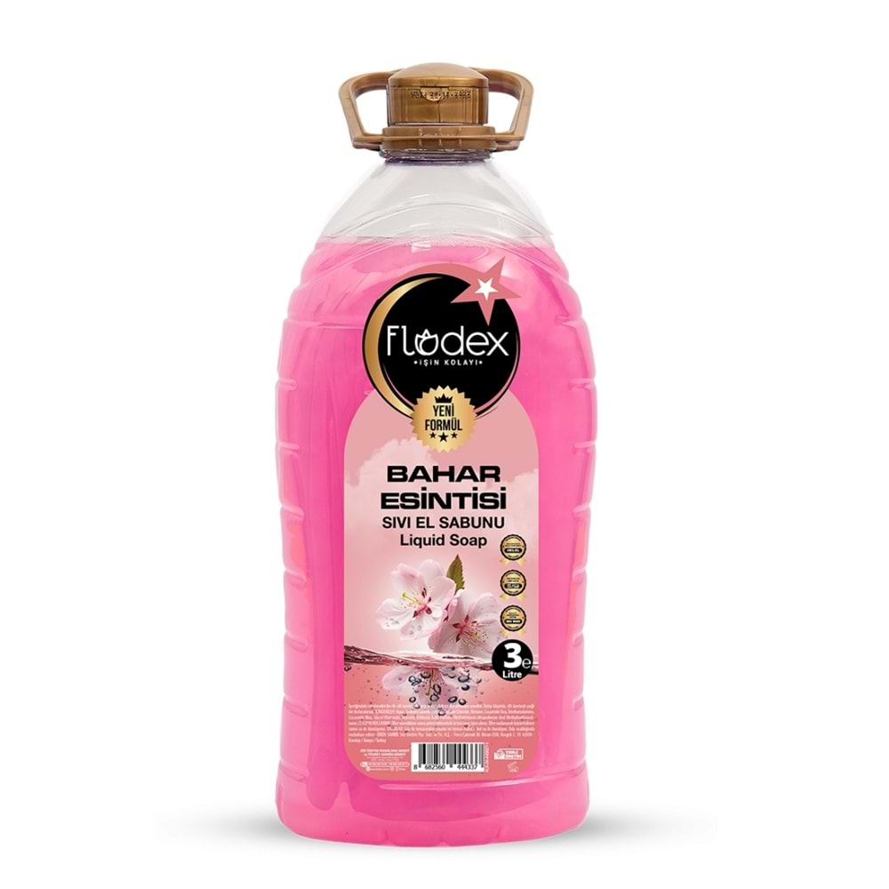 FLODEX SIVI SABUN 3LT BAHAR ESİNTİSİ