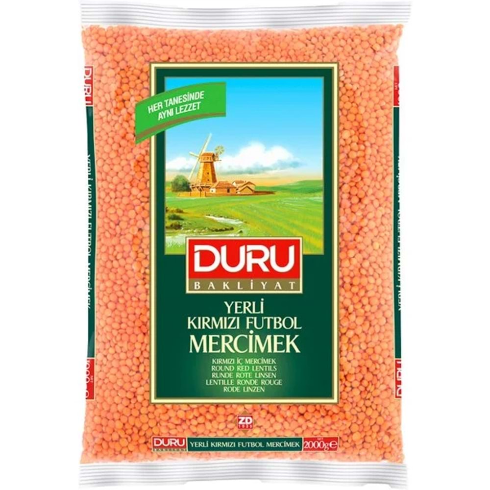DURU MERCİMEK (FUTBOL) 2KG