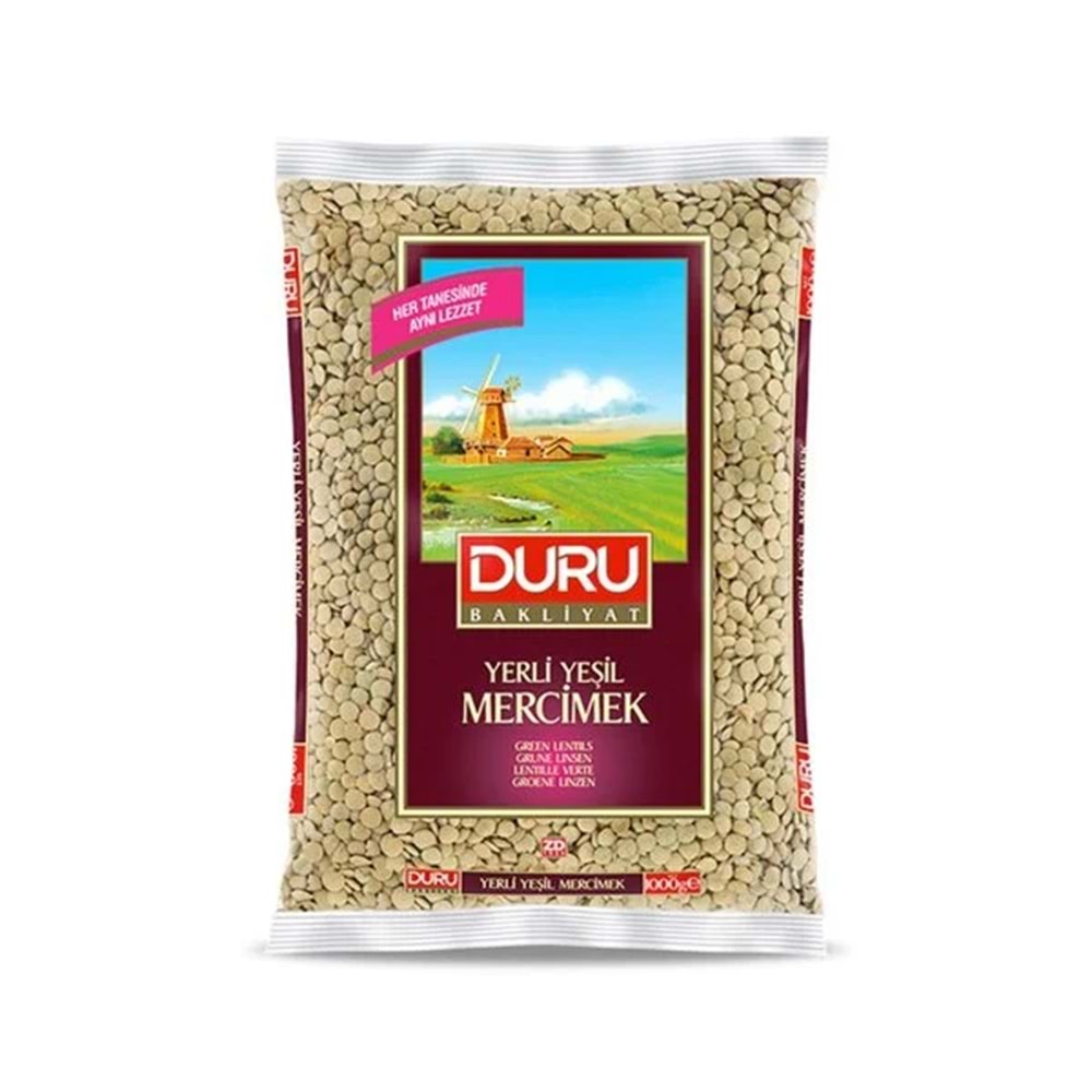 DURU YEŞİL MERCİMEK 1KG