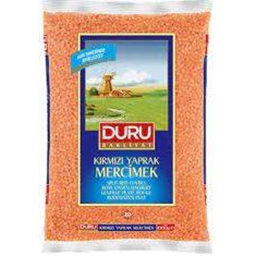 DURU MERCİMEK KIRMIZI YAPRAK 2KG
